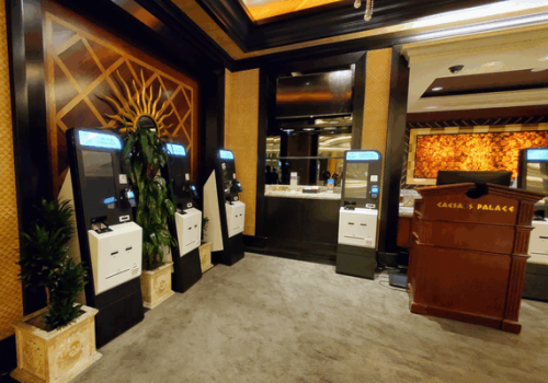 Caesars Palace Hotel Check-In Kiosks