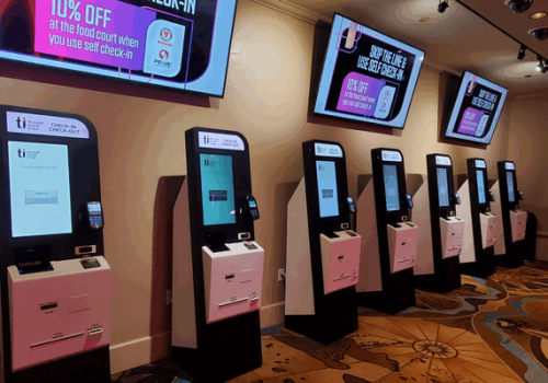 Treasure Island Hotel Check-In Kiosks